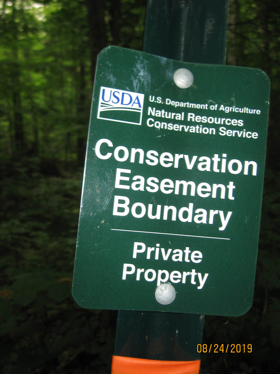 easement sign